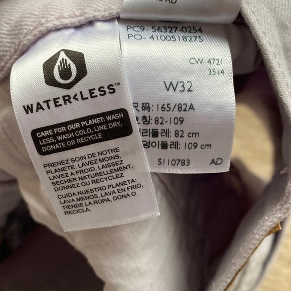 Levi’s 501 Shorts High Rise Cutoffs Denim 100% Cotton Washed Lilac Size 32 - Picture 11 of 15